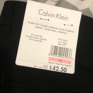 NWT Calvin Klein modern fit dress pant boys 10
